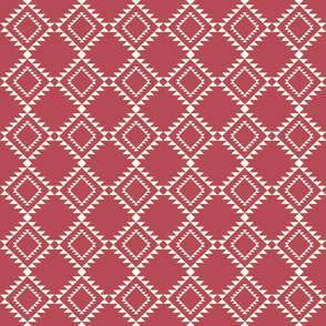 Southwestern Blanket design soft red-2 150