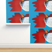 BIG Red Rooster Tea Towel