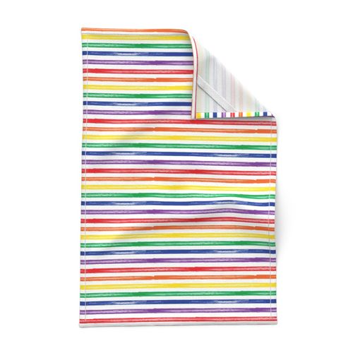 Marker Stripes - rainbow