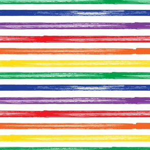 Marker Stripes - rainbow