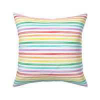 Marker Stripes - pastel rainbow