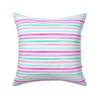 Marker Stripes - multi pink purple blue