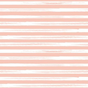 Marker Stripes - salmon peach