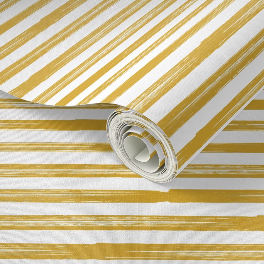 Marker Stripes - mustard