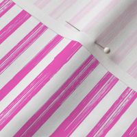 Marker Stripes - bright pink