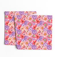 Pastel Watercolor Flower Pattern