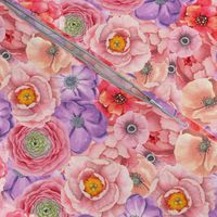 Pastel Watercolor Flower Pattern