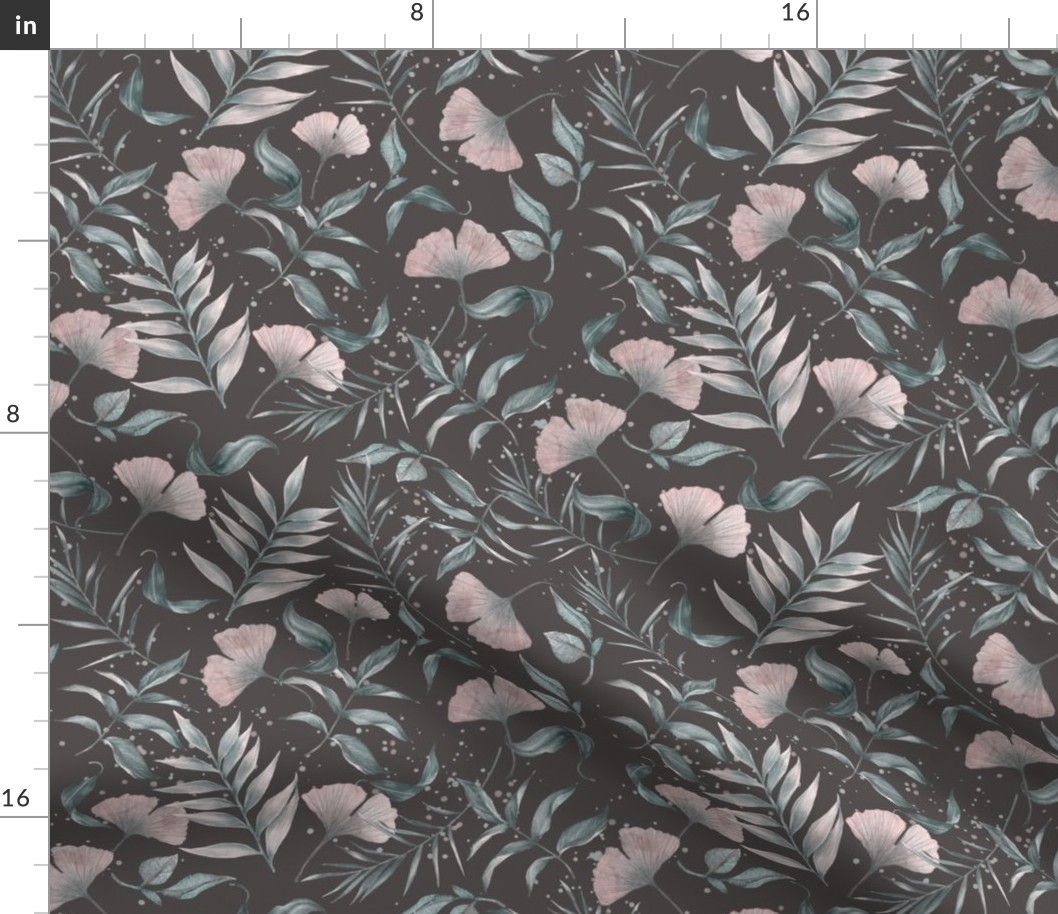 Leaf And Gingko Pattern