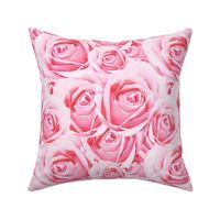 Romantic Pink Rose Pattern