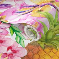 Tropical Watercolor Pattern