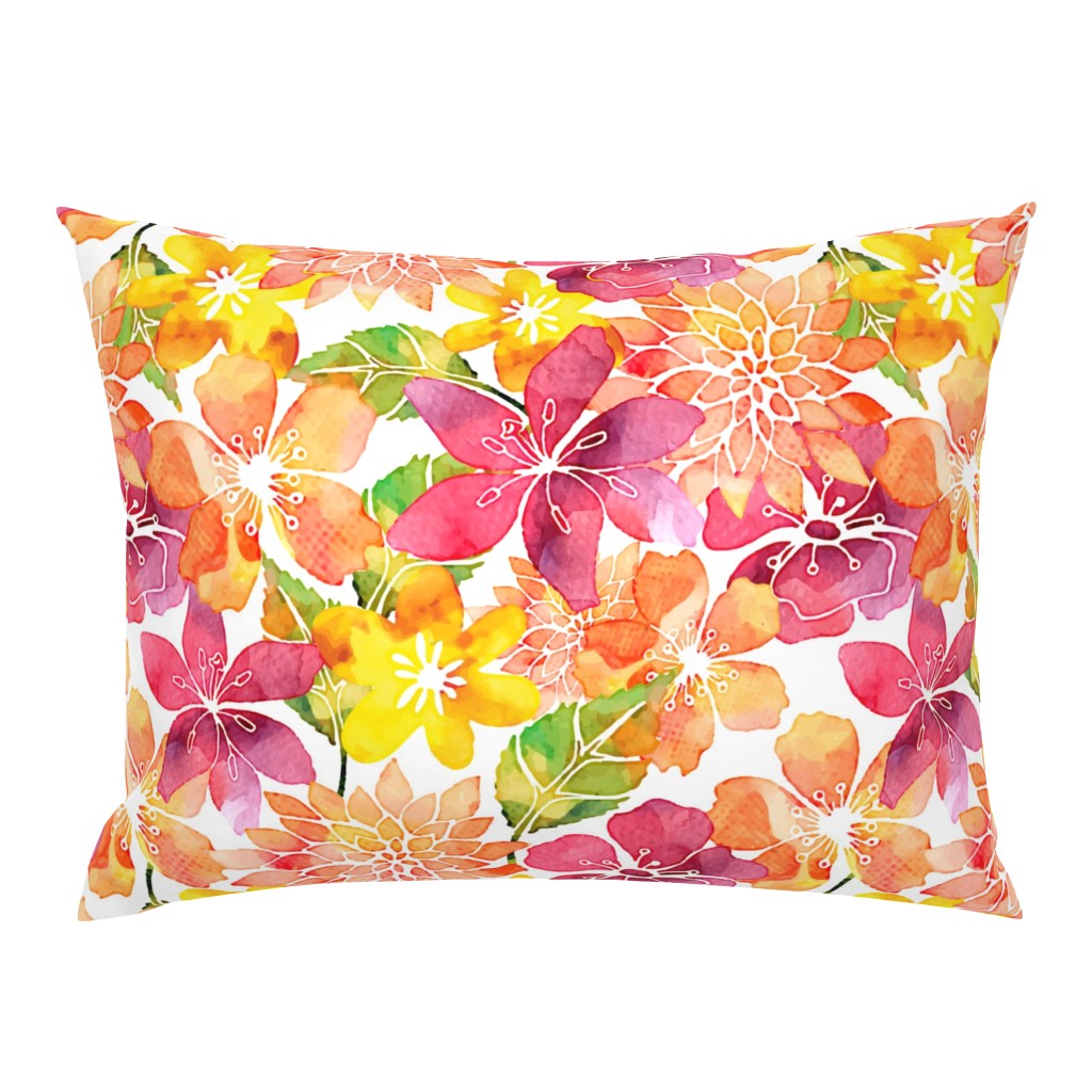 Watercolor Flower Pattern