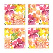 Watercolor Flower Pattern