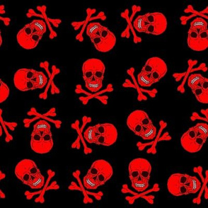 Skull & Crossbones Red