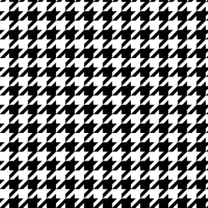 Houndstooth Check // Black & White ((Tiny))