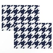 Houndstooth Check // Navy & White ((Medium))