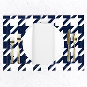 Houndstooth Check // Navy & White ((Medium))