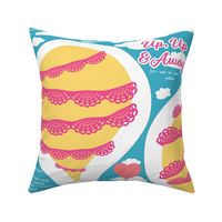 Doily Balloon Pillow - Cut and Sew Pillow