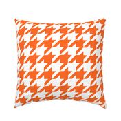 Houndstooth Check // Orange  & White ((Medium))