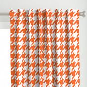 Houndstooth Check // Orange  & White ((Medium))