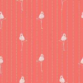 Colette’s Coral Flamingos