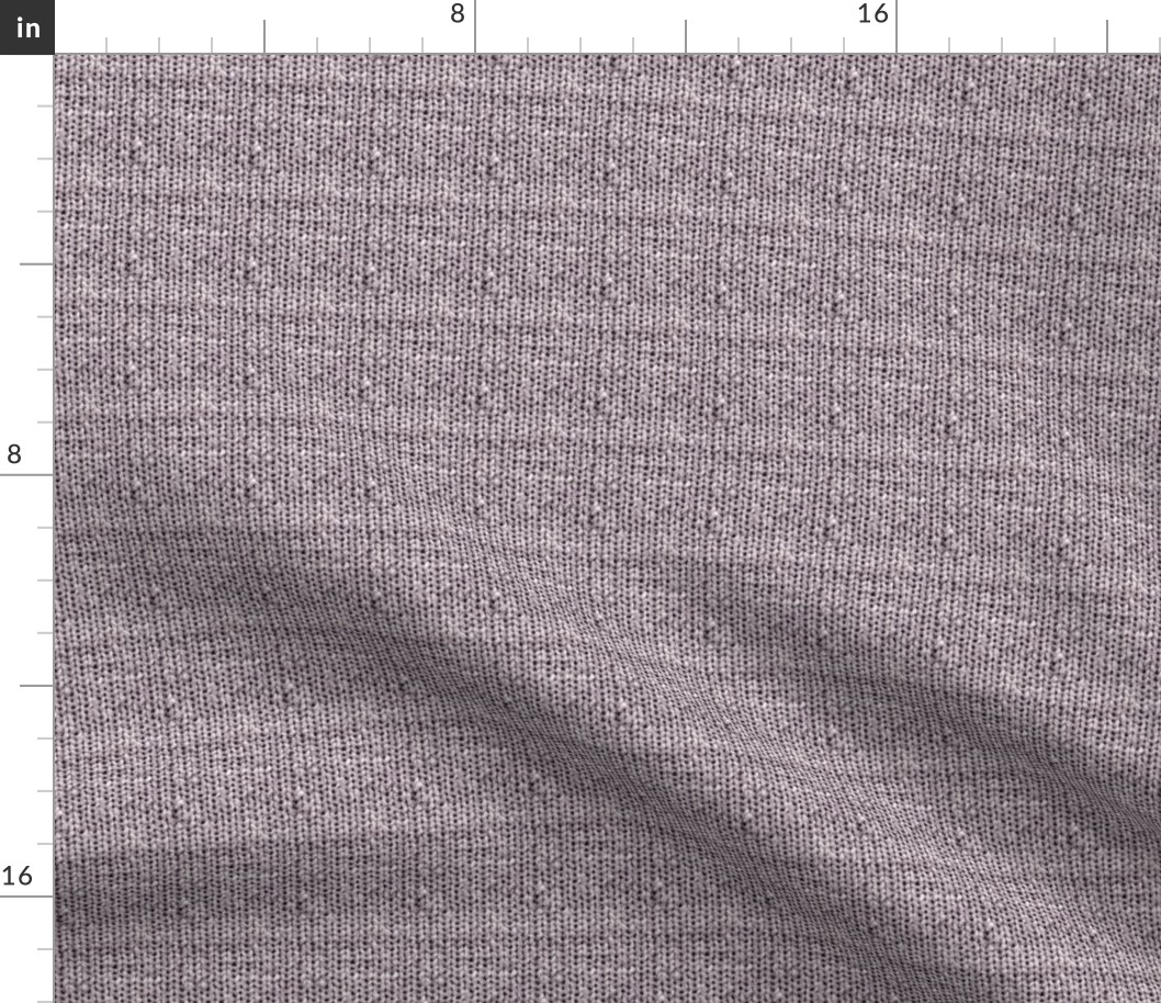Faux Sweater Knit Lavendar