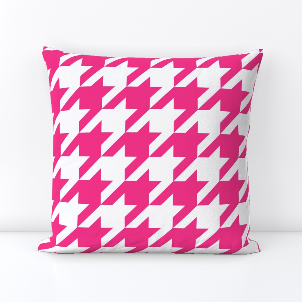 Houndstooth Check //Hot Pink ((Medium))