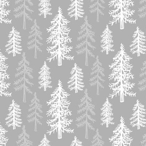 Snowy Pines