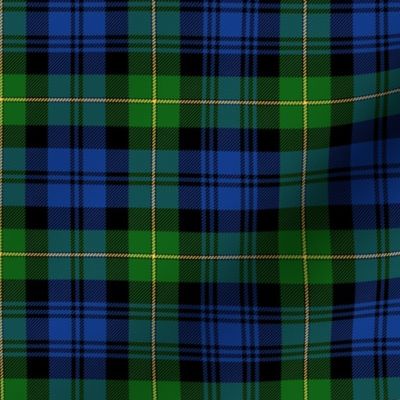 Gordon Highlanders tartan, 6" modern colors
