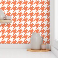 Houndstooth Check //Persimmon ((Medium))