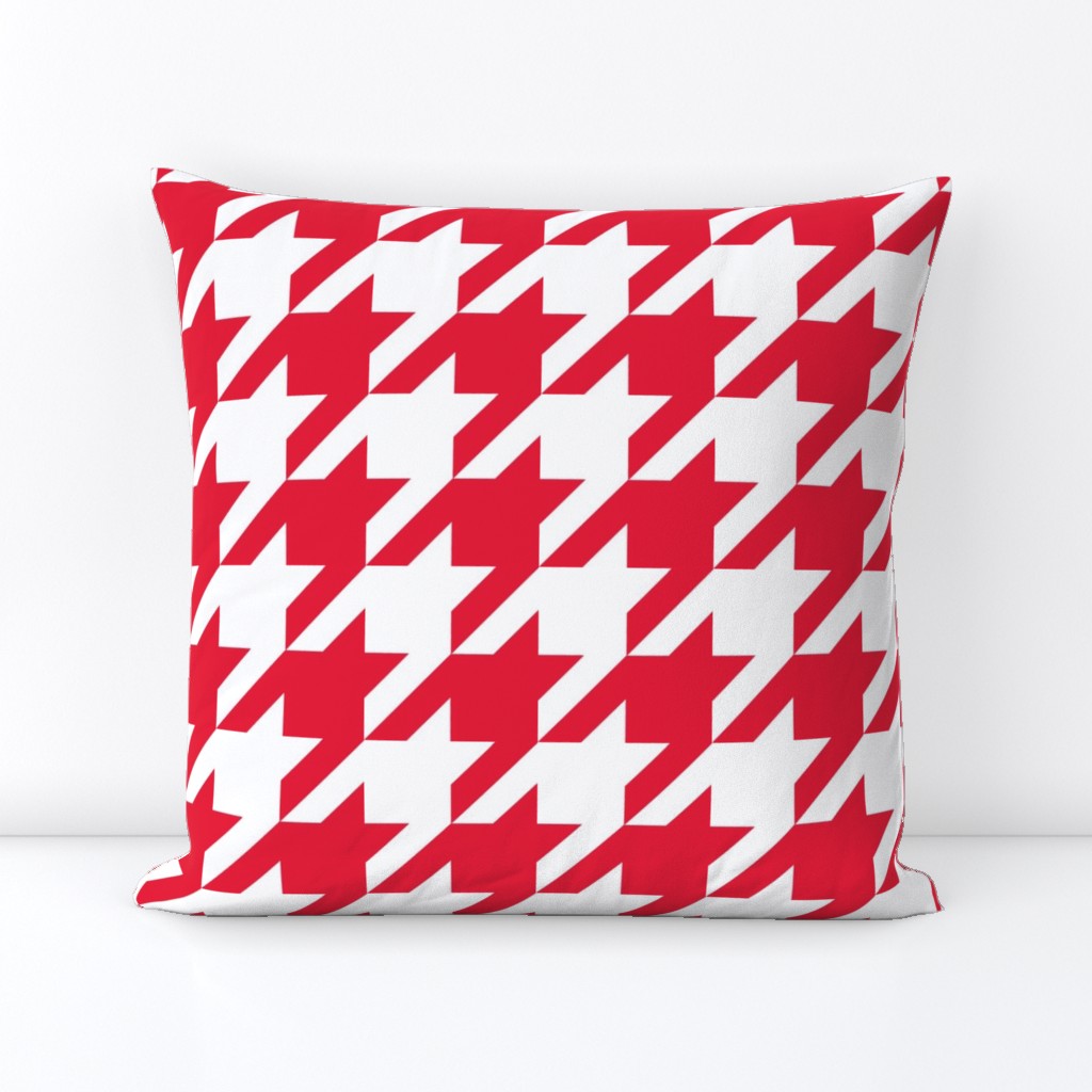 Houndstooth Check //Red ((Medium))