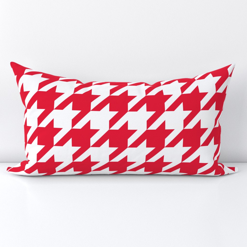 Houndstooth Check //Red ((Medium))