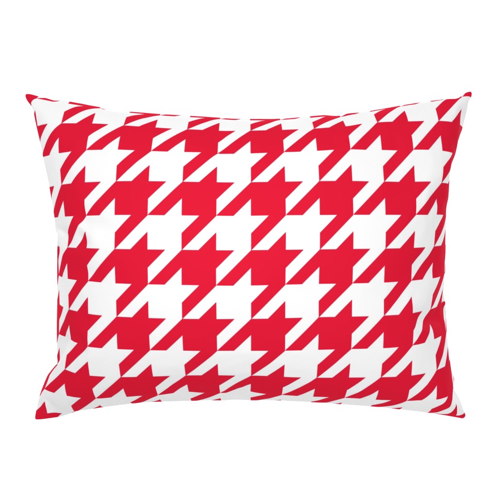 Houndstooth Check //Red ((Medium))