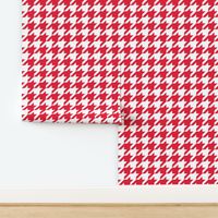 Houndstooth Check //Red ((Medium))