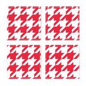 Houndstooth Check //Red ((Medium))