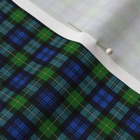 Gordon Highlanders tartan, 2" no-twill blend, modern colors