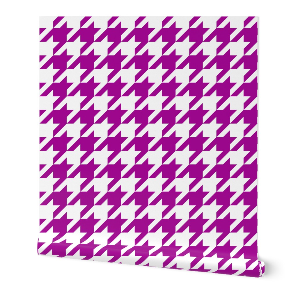 Houndstooth Check //Fuchsia ((Medium))