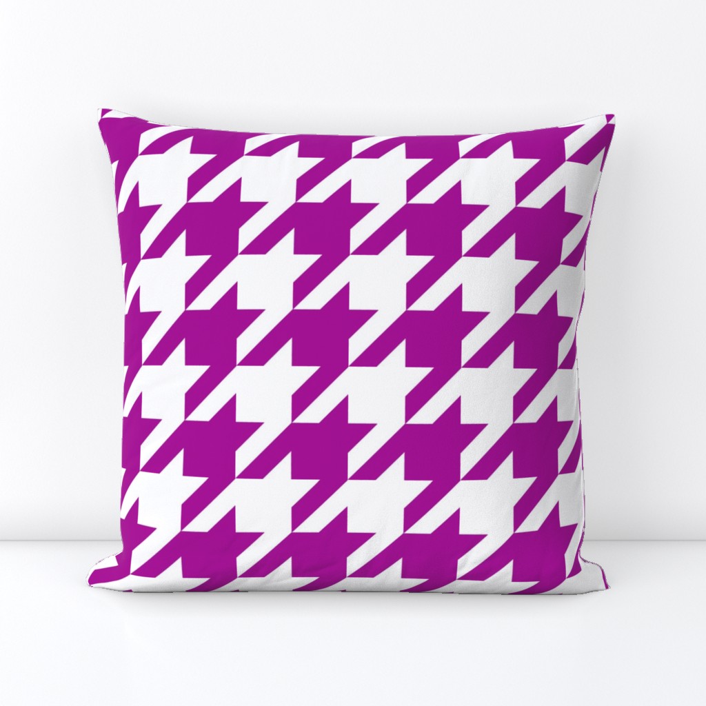 Houndstooth Check //Fuchsia ((Medium))