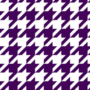 Houndstooth Check //Eggplant ((Medium))