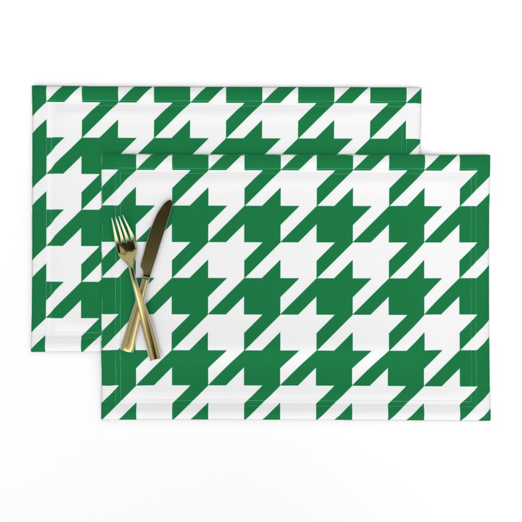 Houndstooth Check //Kelly Green ((Medium))