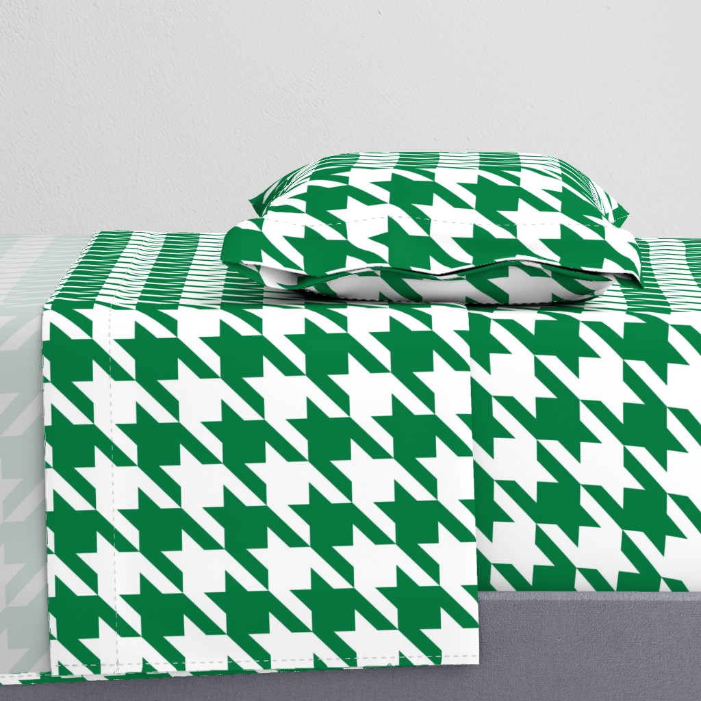 Houndstooth Check //Kelly Green ((Medium))