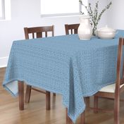 Blue knitted fabric