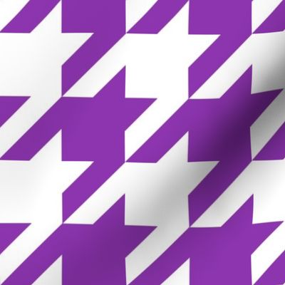 Houndstooth Check //Medium Vibrant Purple ((Medium))