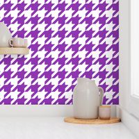 Houndstooth Check //Medium Vibrant Purple ((Medium))