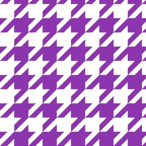 Houndstooth Check //Medium Vibrant Purple ((Medium))