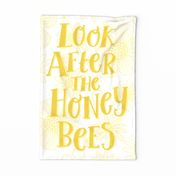 Look After The Honey Bees - Tea Towel