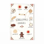 Christmas Cookies - Tea Towel