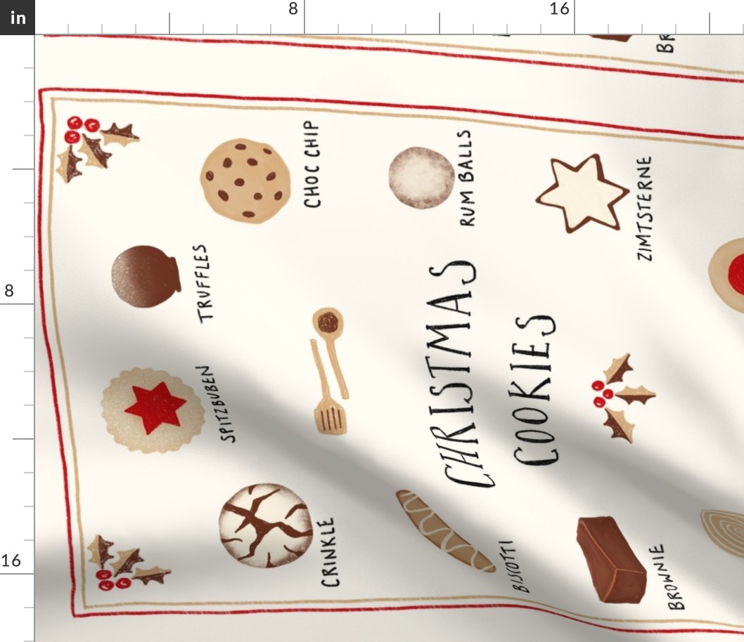 Christmas Cookies - Tea Towel