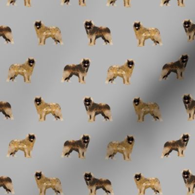 leonberger dog fabric // pet dog fabric, pet friendly fabric, dog breeds fabric, dog design, cute dog - grey