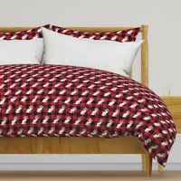 Jackalope Red Buffalo Plaid