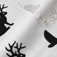 Jackalope Silhouettes